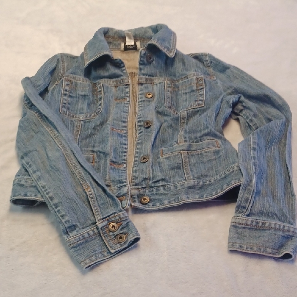 LOFT Women's Light Blue Jean Jacket